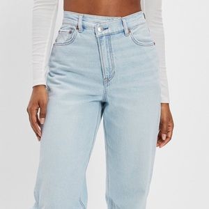 American Eagle Strigid Highest Waist Straight Leg Jeans